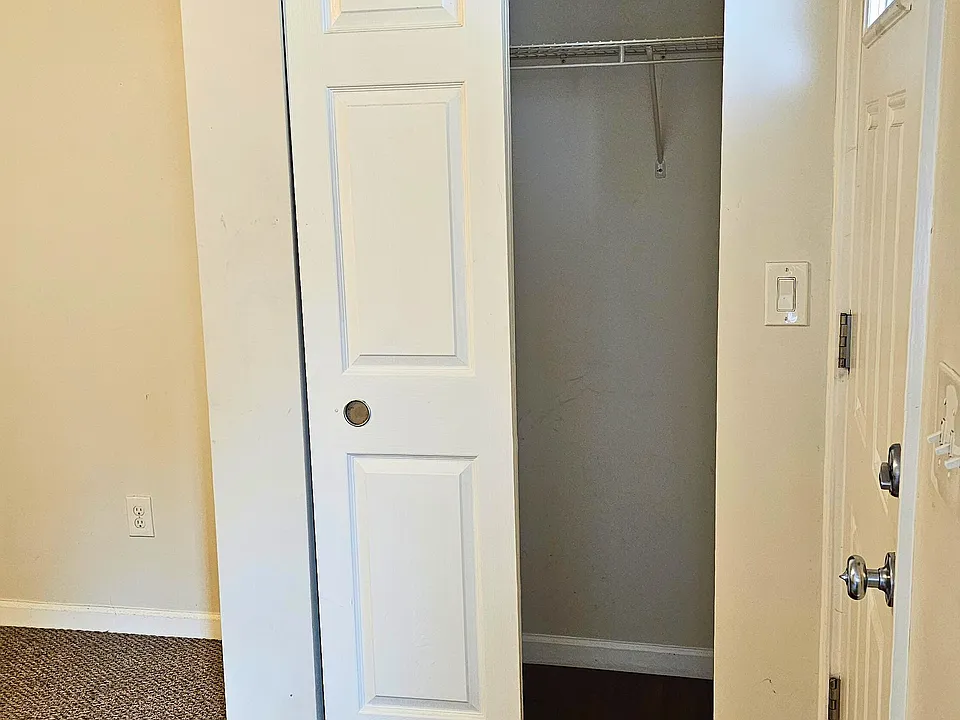 Coat closet in living by front door