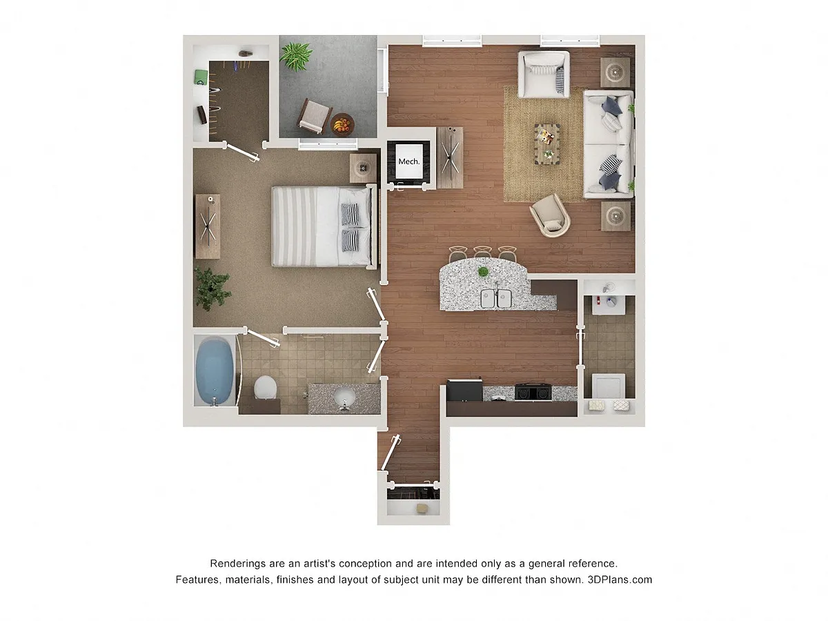 Floor plan The Oxford w/Garage