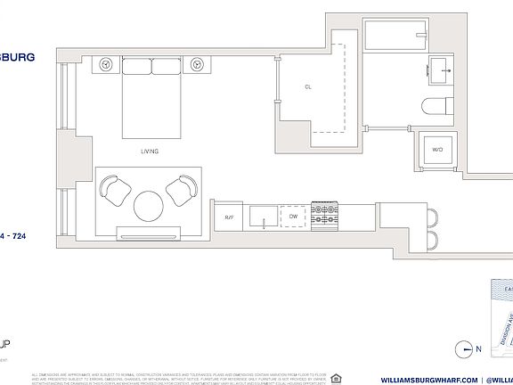 2nd image of 482 Kent Ave #424