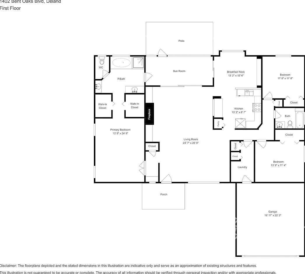 1402 Bent Oaks Blvd Deland, FL 32724 — Photo 2