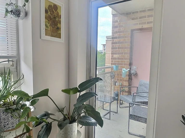 Entrance to patio