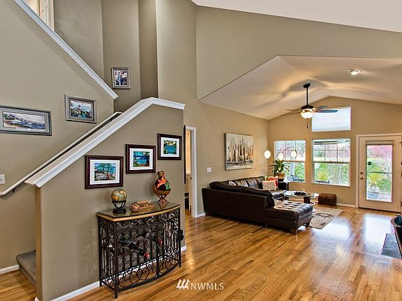 Gleaming hardwoods on main level.