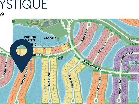 Location of this home within Del Webb Naples