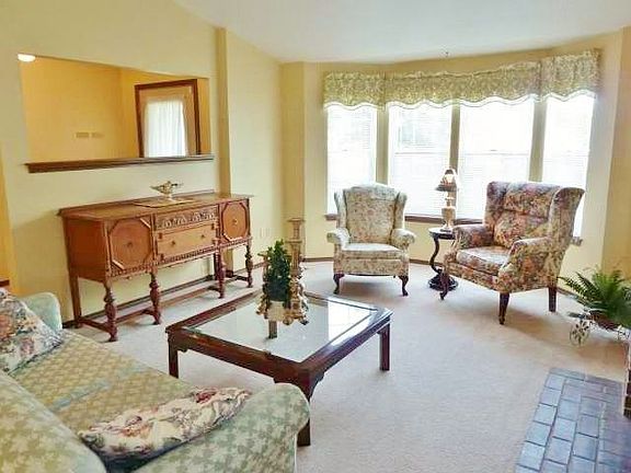 One of the nice features of this home is the entry that is separate from the formal living room.