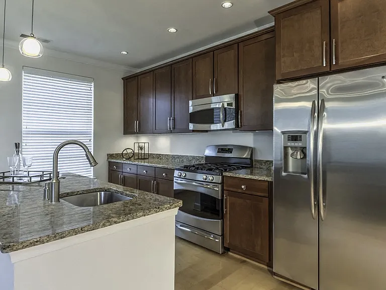 Offering two different kitchen color schemes