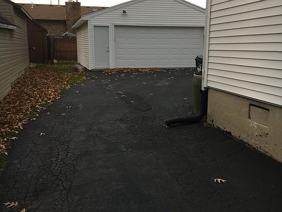 drive way and garage