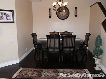 Formal dining area