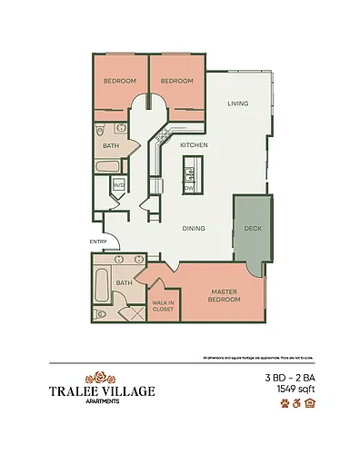 Floor plan 3 Bedroom