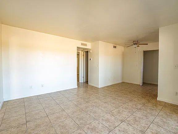 Unfurnished apartment interior — representative home at Fairway Vistas Condominiums.