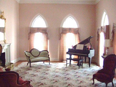 14 foot ceiling View of Living Room