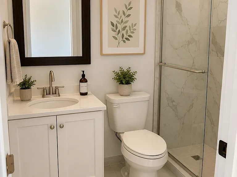 Master Bathroom - Staged