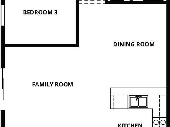 The Briggs has a chef ready kitchen and spacious family room.