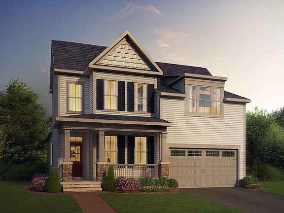 Elevation 2 of the Torrington a home design by Brookfield Residential at Snowden Bridge.