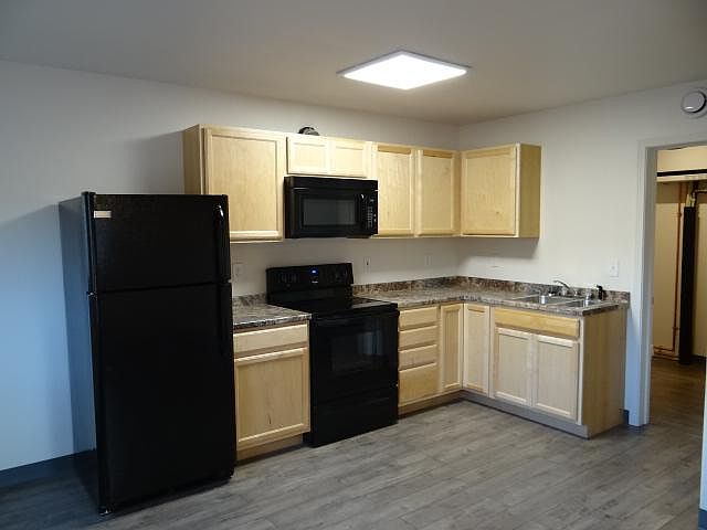 From front door to kitchen