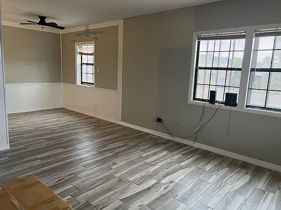 Living room with kitchen area