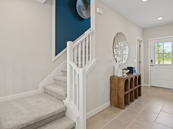 Ponte Vedra Model Home Stairs and Entry Interior at Willowbrook North by DRB Homes in Winter Haven F