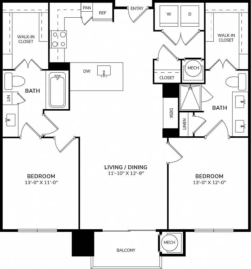 Floor plan B1