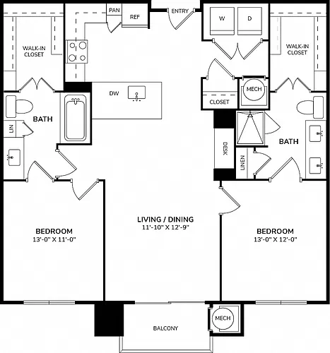Floor plan B1