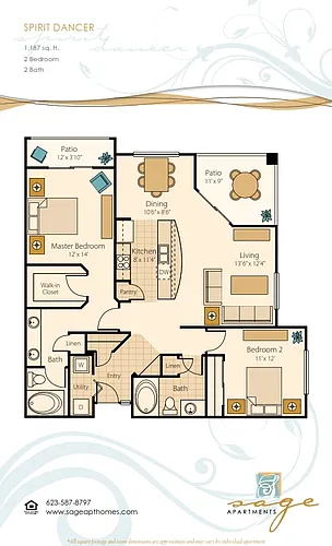 Floor plan Spirit Dancer
