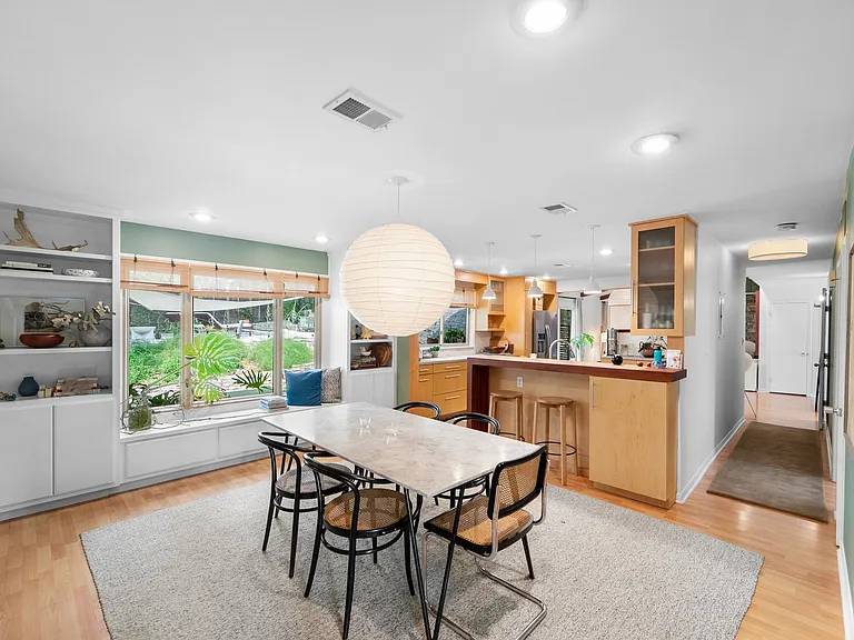 Great flow with hallway connecting rooms