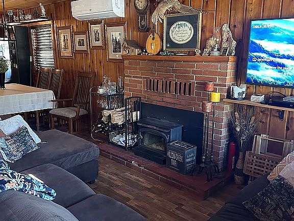 Living room & fireplace