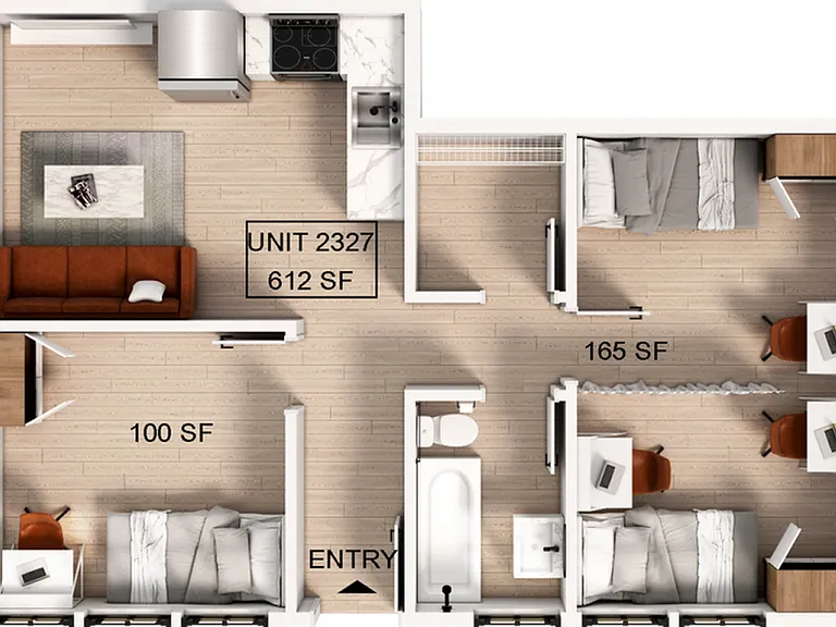 2 Bedroom | 1 Bathroom Apartment 2 Bedroom | 1 Bathroom Apartment