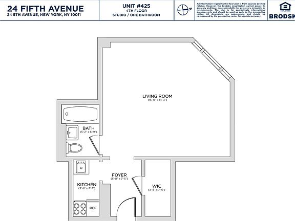 2nd image of 24 5th Ave APT 425