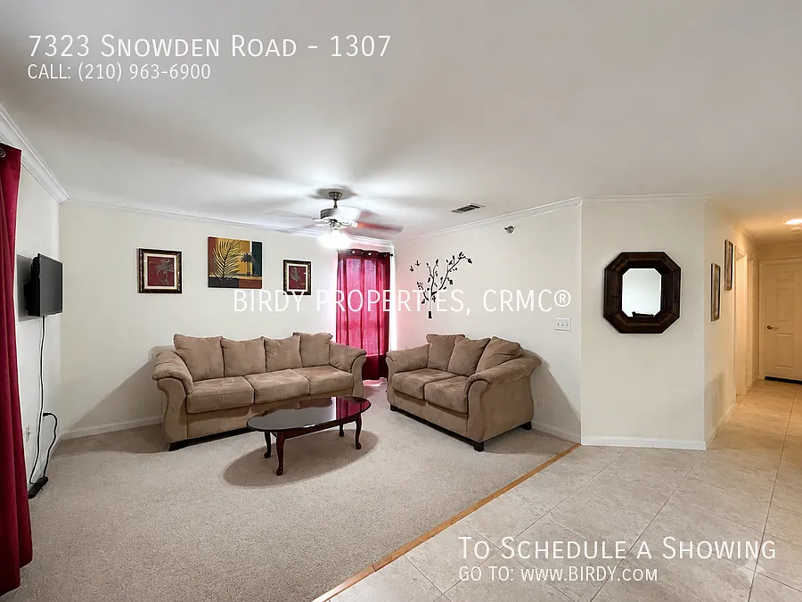 "Spacious 3-Bed Furnished Condo with Granite Finishes at 7323 Snowden Rd, San Antonio!" — Photo 2