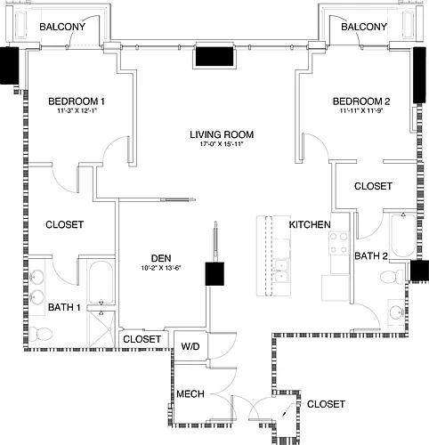 Floor plan P1