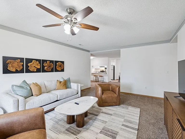 Our large living spaces are great for hosting friends or family.