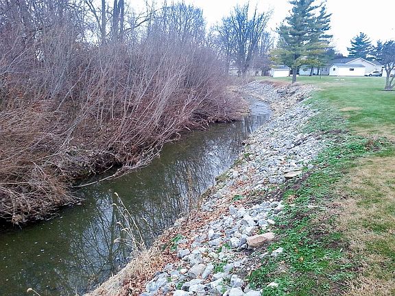 Sugar Creek in backyard
