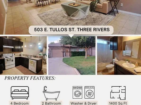 503 E Tullos St Unit A, Three Rivers, TX 78071