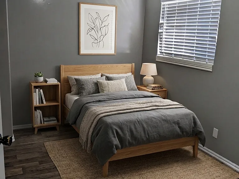 basement bedroom