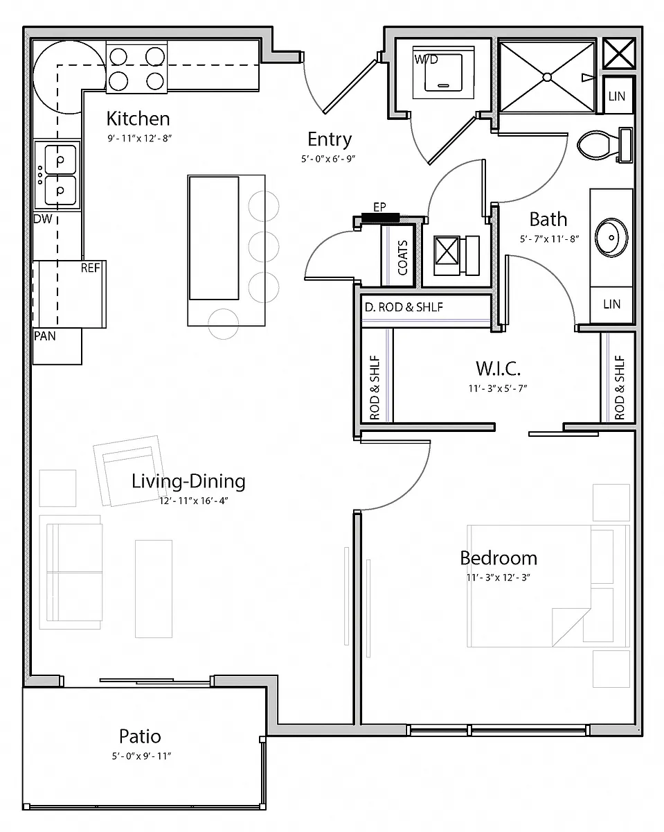 Floor plan Bliss (B1.3)