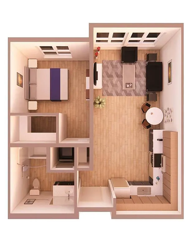 Floor plan Uptown