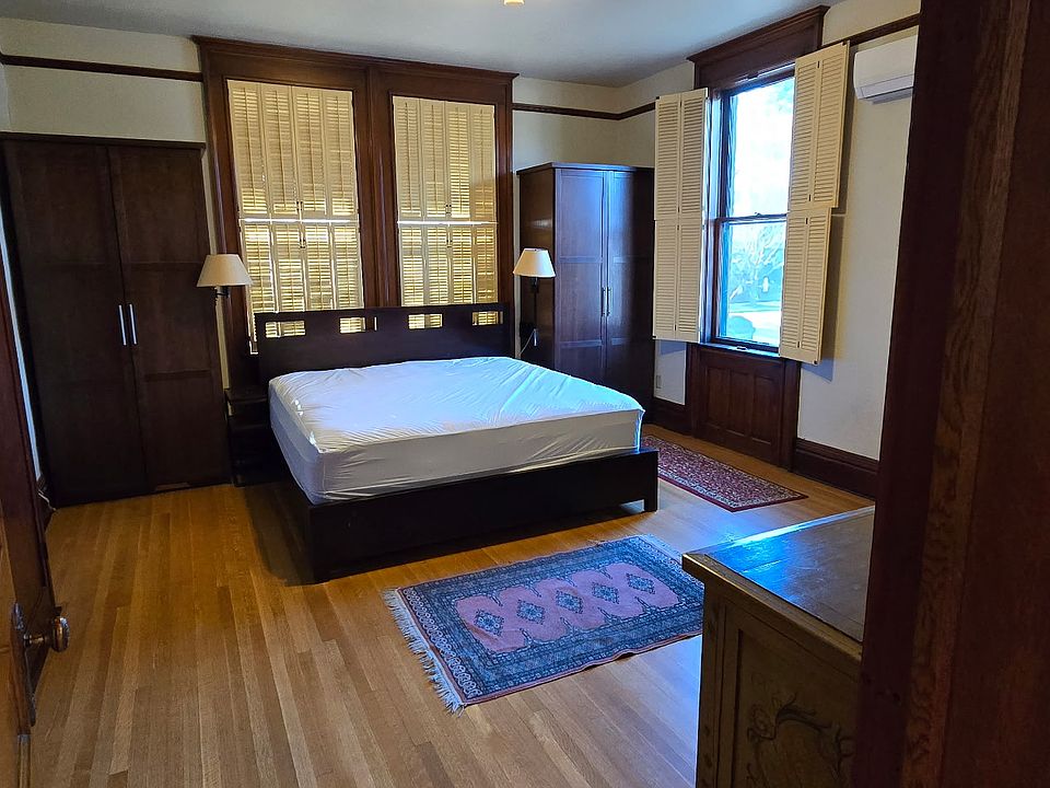 Very comfortable King-sized bed is included with the apartment