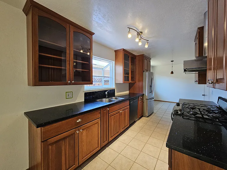 Kitchen with breakfast area