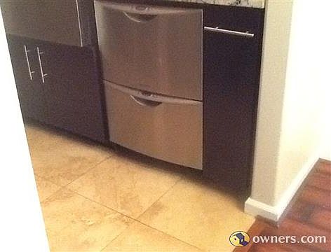 Stainless steel double dishwasher