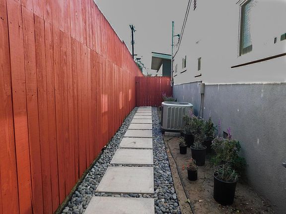 Walkway to the unit