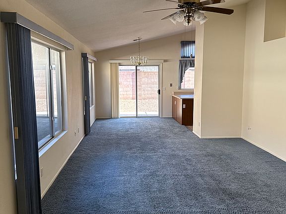 living room & dining area
