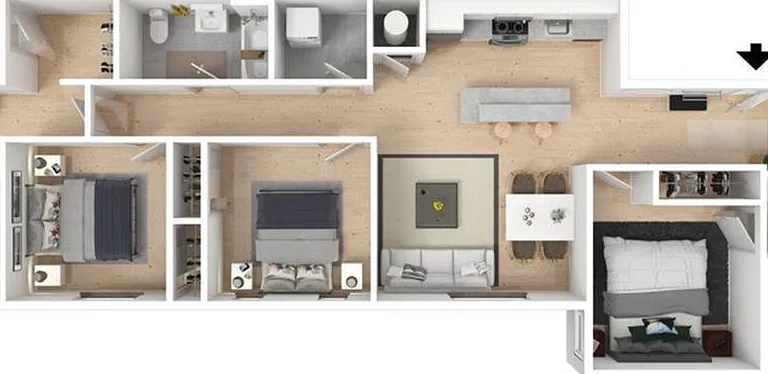 4 Bedroom 4 Bedroom
