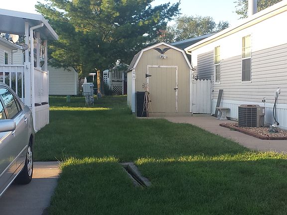 Outside back and shed