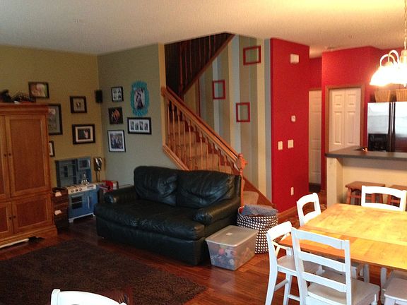 Open dining/living