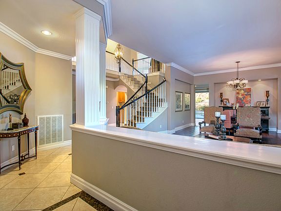 Beautiful travertine entry