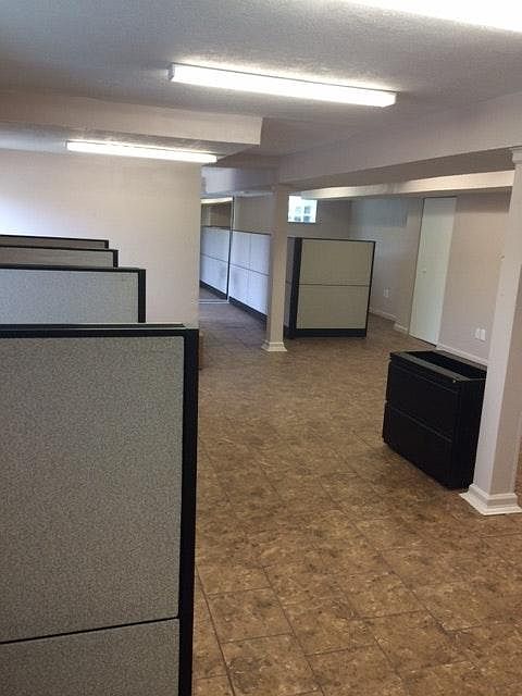 Main room - looking at back & side wall