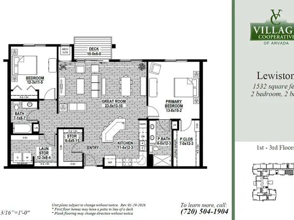 Lewiston Plan, Village Cooperative of Arvada (Active Adults 62+)