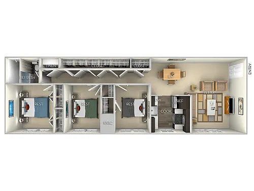 Floor plan The Cameron