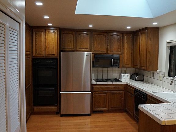 Clean Kitchen with wine fridge