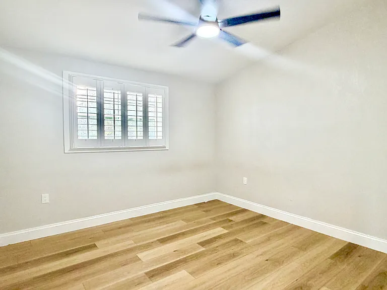 First sleeping area