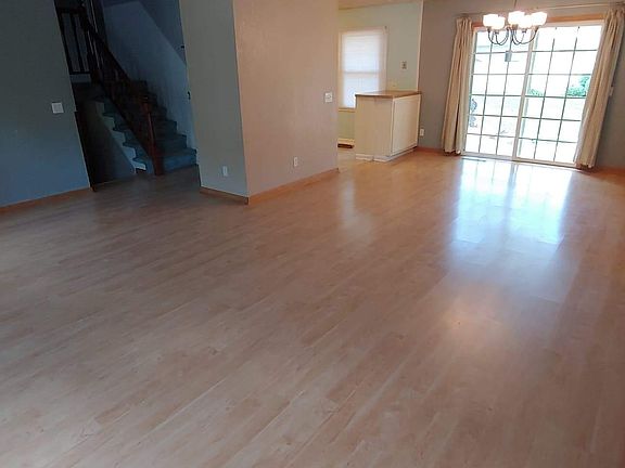 Dining room, stairs up and down, to backyard and kitchen (main level)